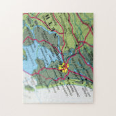 Amsterdam, niederländische Karte Puzzle (Vertikal)