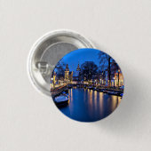 Amsterdam Night Wallpaper-67657 Button (Vorne & Hinten)