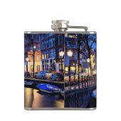 Amsterdam Night Wallpaper-67657 Flachmann (Rückseite)