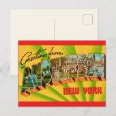 Amsterdam NY Grußkarten Postcard Postkarte (Vorne/Hinten)