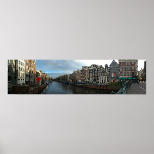 Amsterdam Panorama Poster (Vorne)