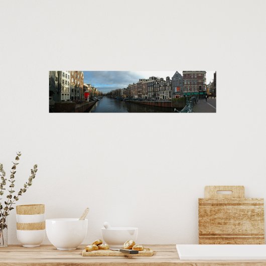 Amsterdam Panorama Poster (Küche)