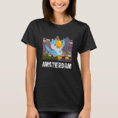 Amsterdam Parakeet Holland The Netherlands 1 T-Shirt (Vorderseite)