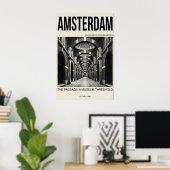 Amsterdam Passage Poster - Architektonischer Korri (Heimbüro)