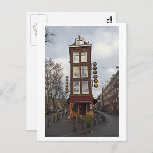 Amsterdam - Petit Saloon Postkarte (Vorne/Hinten)