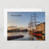 Amsterdam Postcard Postkarte (Vorne/Hinten)