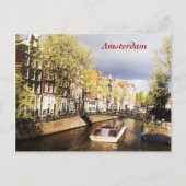 Amsterdam Postcard Postkarte (Vorderseite)