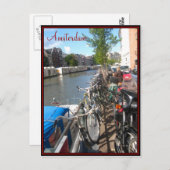 Amsterdam Postcard Postkarte (Vorne/Hinten)