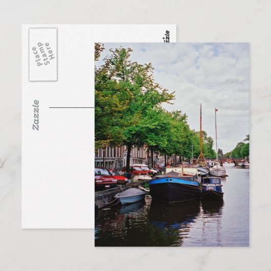 Amsterdam Postcard Postkarte (Vorne/Hinten)