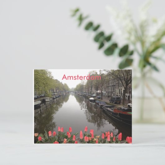 Amsterdam Postcard Postkarte (Stehend Vorderseite)