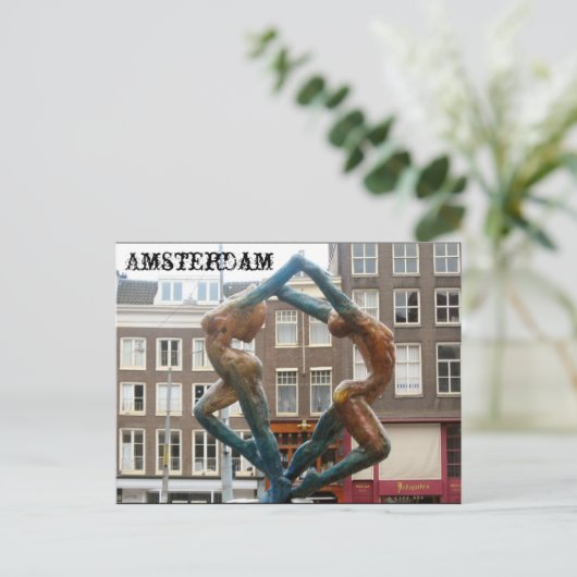 Amsterdam Postcard Postkarte (Stehend Vorderseite)