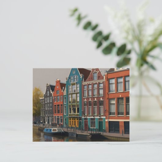 AMSTERDAM POSTCARD POSTKARTE (Stehend Vorderseite)