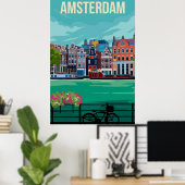 Amsterdam Poster (Heimbüro)