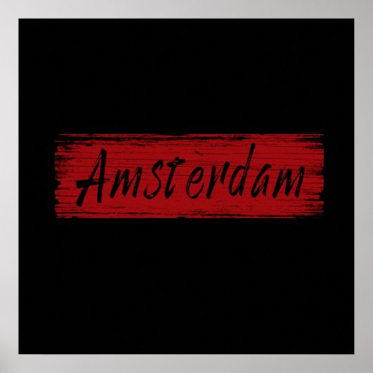 Amsterdam Poster (Vorne)