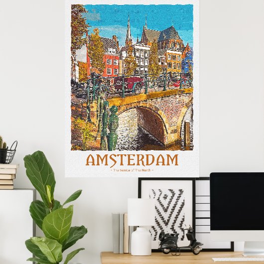 Amsterdam Poster (Heimbüro)