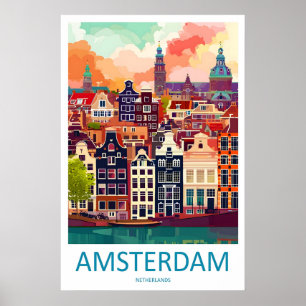 Amsterdam Poster Nationalpark Skigebiet 2Vintage R