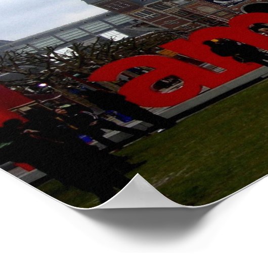 Amsterdam-Poster Poster (Ecke)