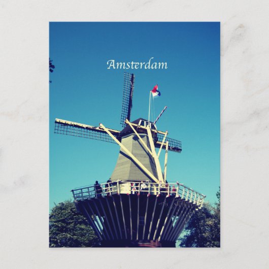 Amsterdam Postkarte (Vorderseite)