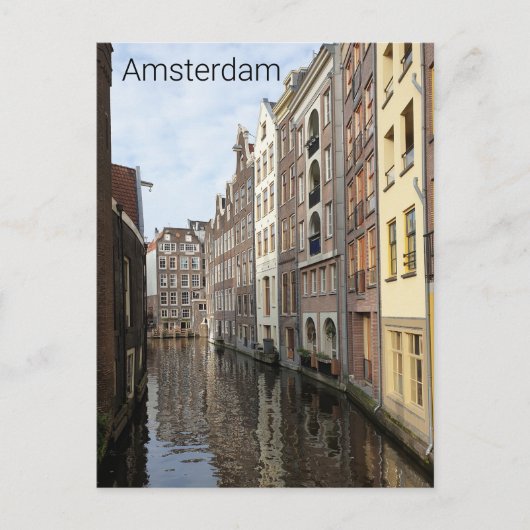 Amsterdam Postkarte (Vorderseite)