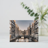 Amsterdam Postkarte (Stehend Vorderseite)