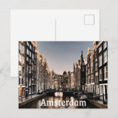Amsterdam Postkarte (Vorne/Hinten)