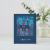 Amsterdam Postkarte (Stehend Vorderseite)