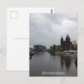 Amsterdam Postkarte (Vorne/Hinten)