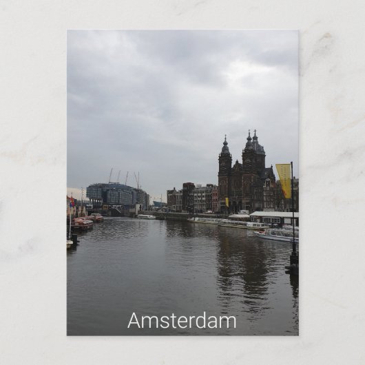 Amsterdam Postkarte (Vorderseite)