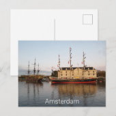 Amsterdam Postkarte (Vorne/Hinten)