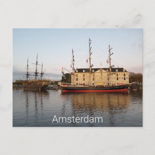 Amsterdam Postkarte (Vorderseite)