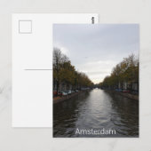 Amsterdam Postkarte (Vorne/Hinten)