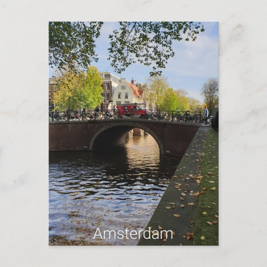 Amsterdam Postkarte (Vorderseite)