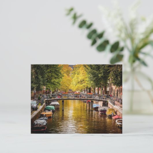 AMSTERDAM POSTKARTE (Stehend Vorderseite)