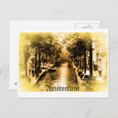 Amsterdam Postkarte (Vorne/Hinten)