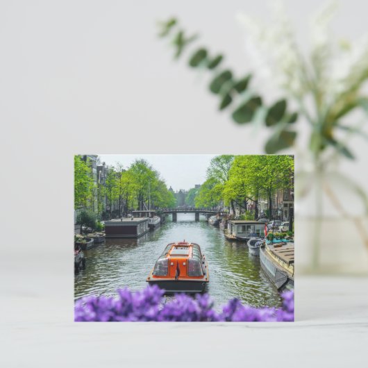 Amsterdam Postkarte (Stehend Vorderseite)