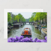 Amsterdam Postkarte (Vorne/Hinten)
