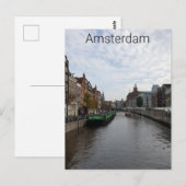 Amsterdam Postkarte (Vorne/Hinten)