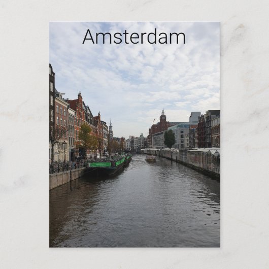 Amsterdam Postkarte (Vorderseite)