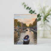 Amsterdam Postkarte (Stehend Vorderseite)
