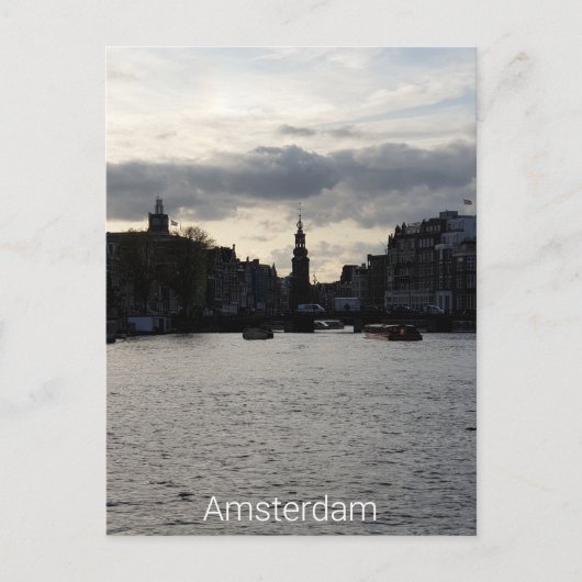 Amsterdam Postkarte (Vorderseite)