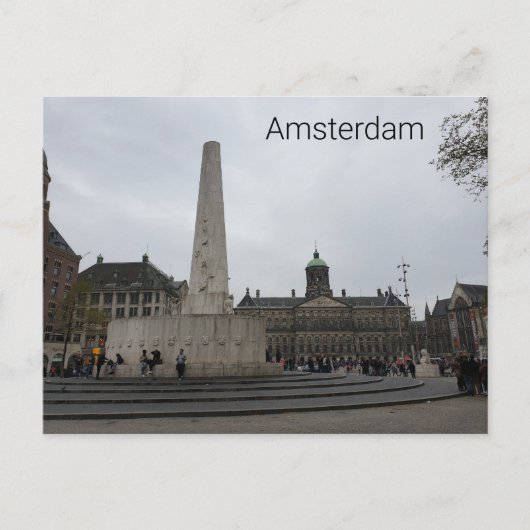Amsterdam Postkarte (Vorderseite)