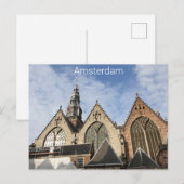 Amsterdam Postkarte (Vorne/Hinten)
