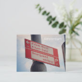 Amsterdam Postkarte (Stehend Vorderseite)