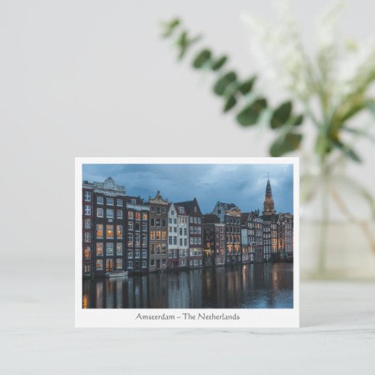 Amsterdam Postkarte (Stehend Vorderseite)