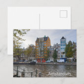 Amsterdam Postkarte (Vorne/Hinten)