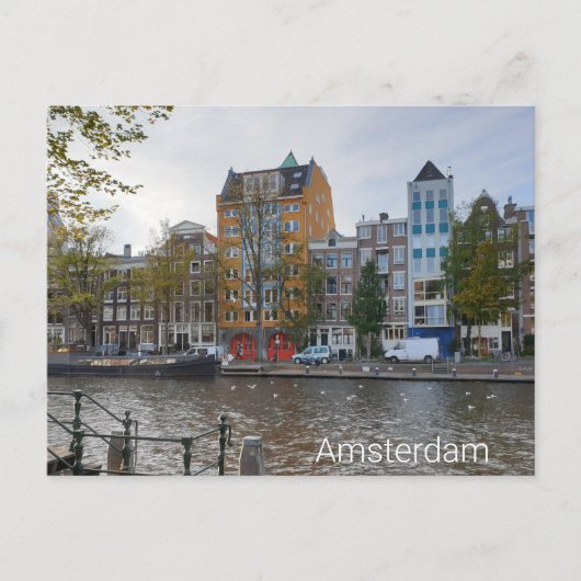 Amsterdam Postkarte (Vorderseite)