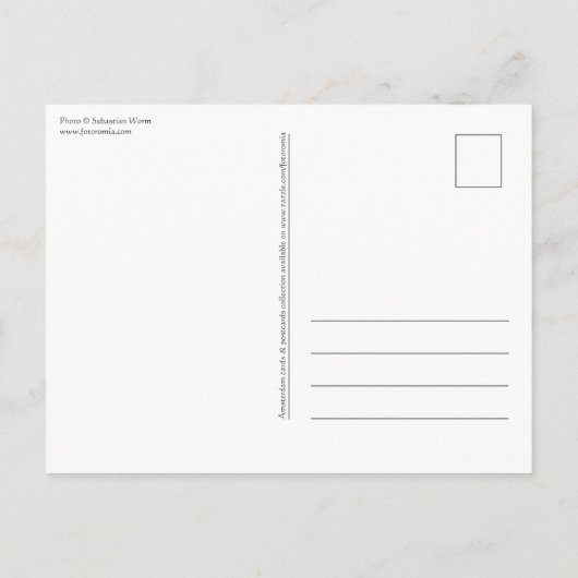 Amsterdam Postkarte (Rückseite)