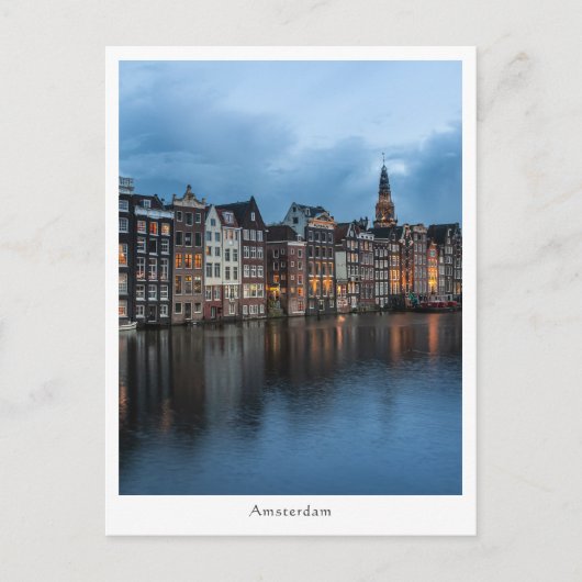 Amsterdam Postkarte (Vorderseite)