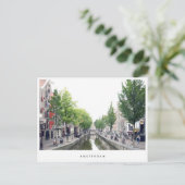 Amsterdam Postkarte (Stehend Vorderseite)