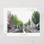 Amsterdam Postkarte (Vorne/Hinten)